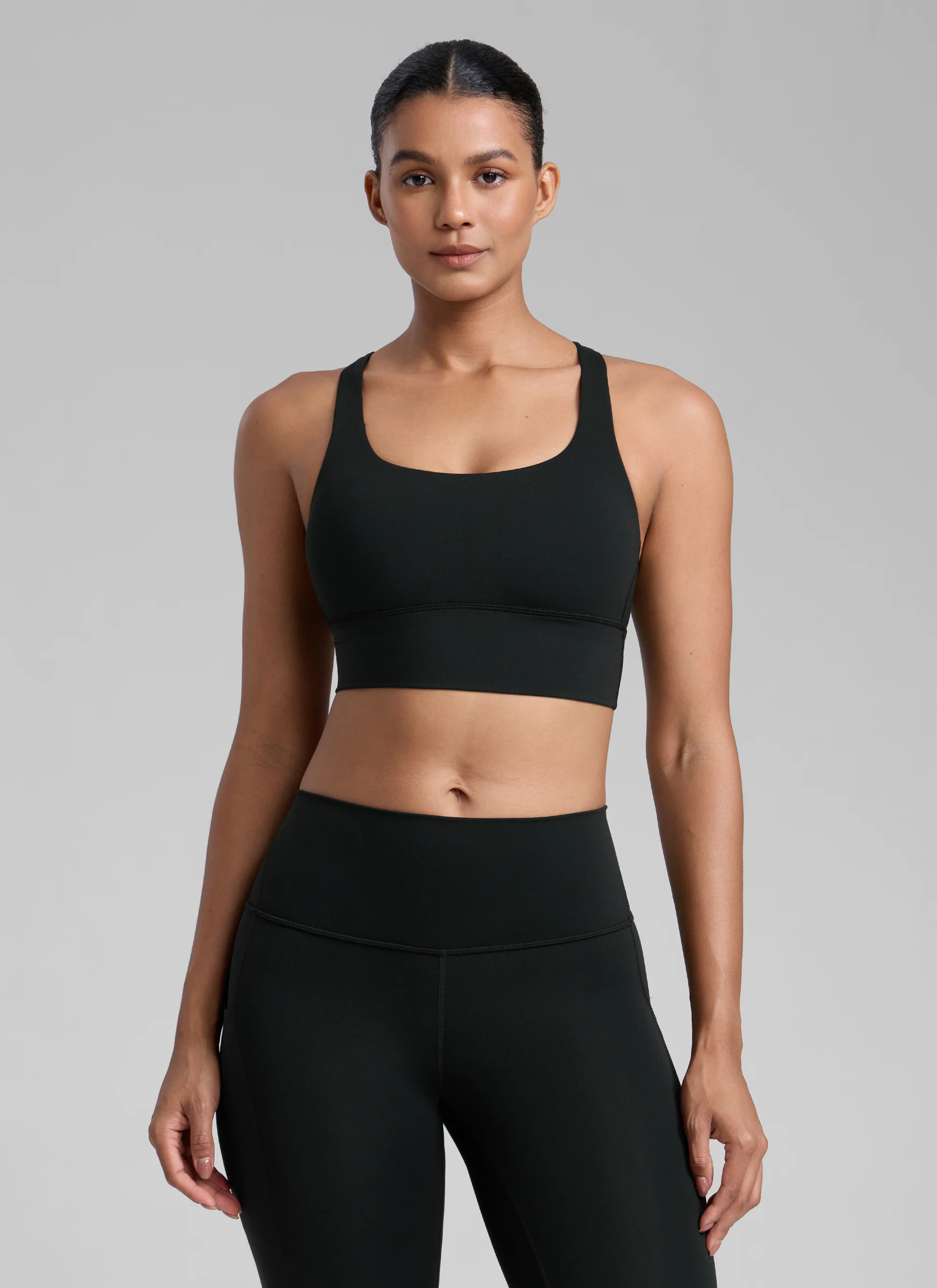 Nakedfeel Longline Criss Cross Back Bra - Image 9