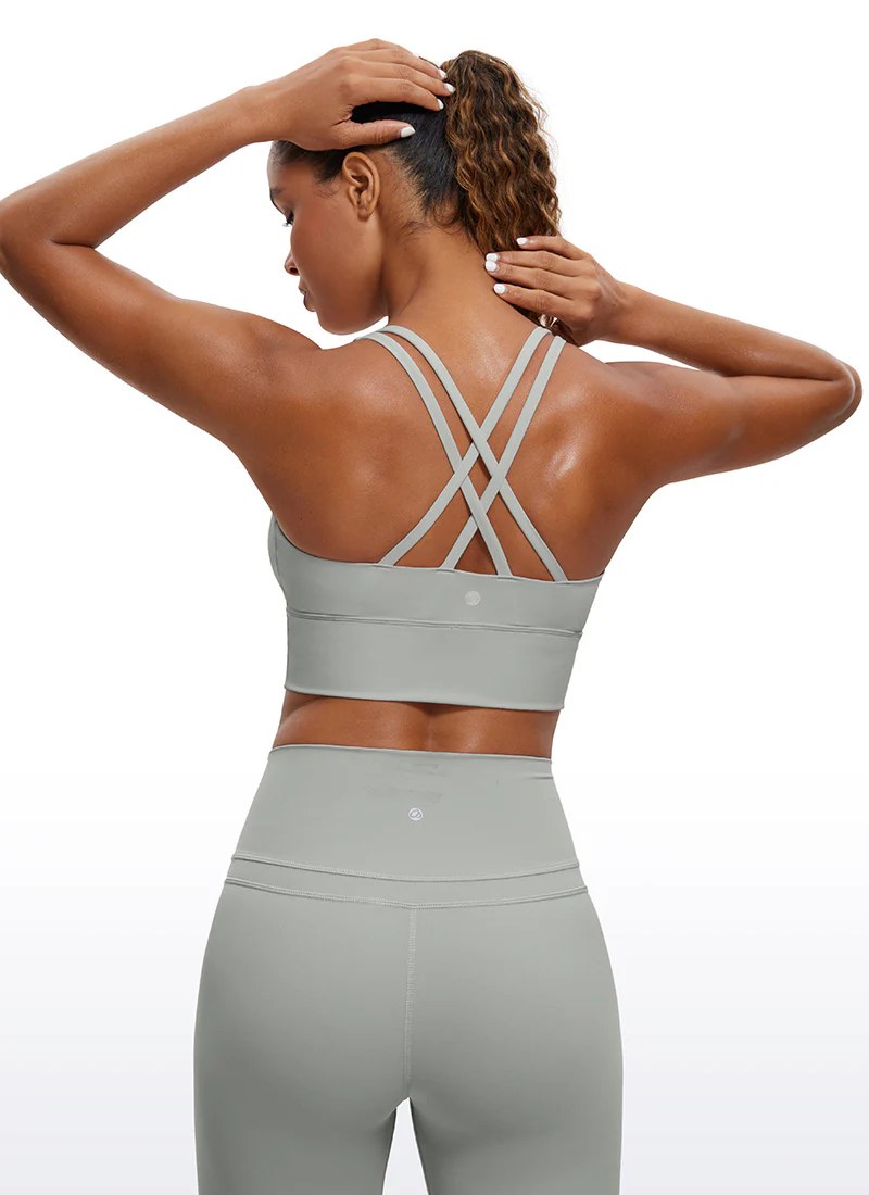 Nakedfeel Longline Criss Cross Back Bra - Image 5