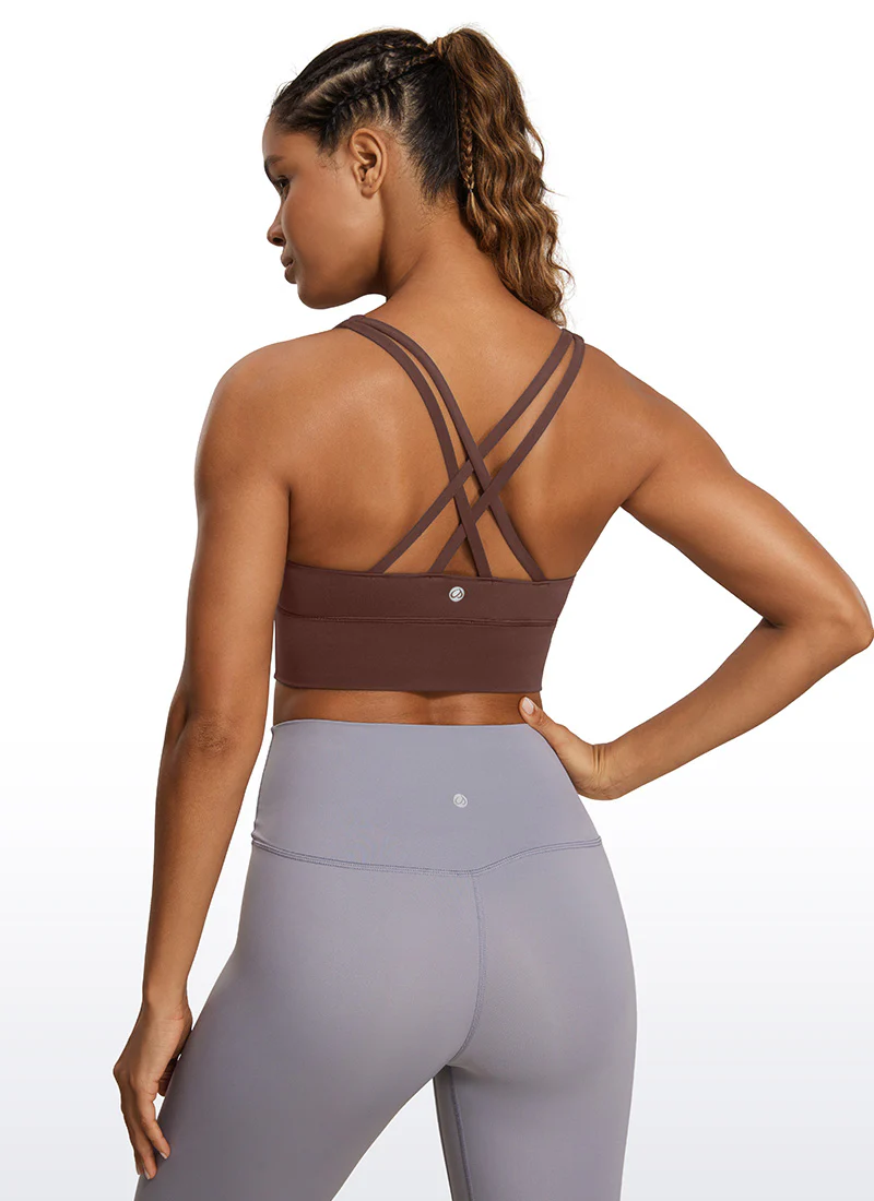 Nakedfeel Longline Criss Cross Back Bra - Image 7