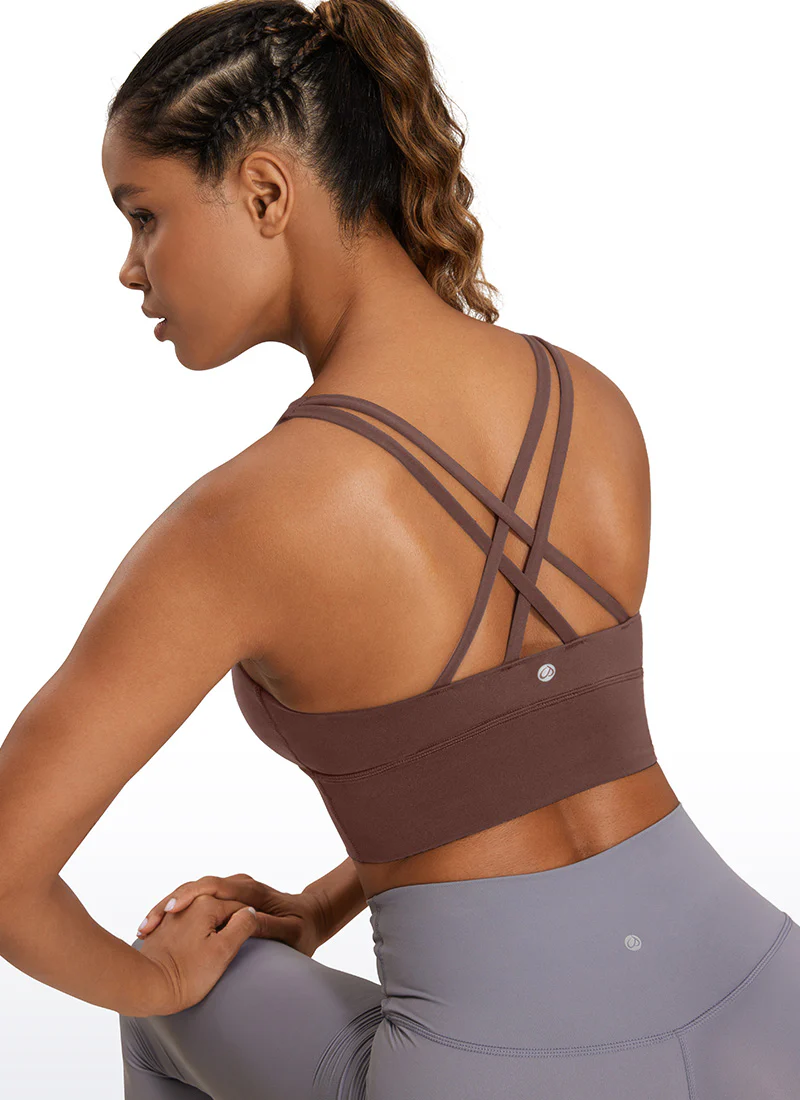 Nakedfeel Longline Criss Cross Back Bra - Image 9