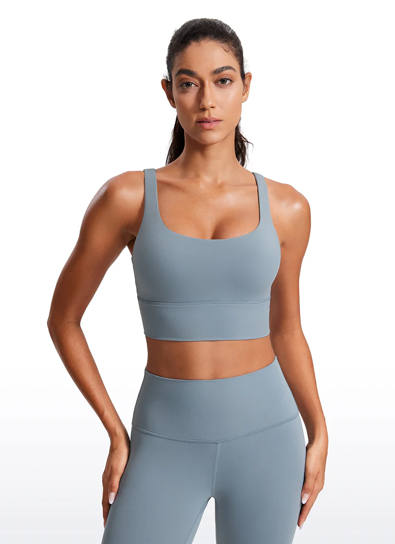 Nakedfeel Longline Criss Cross Back Bra - Image 17