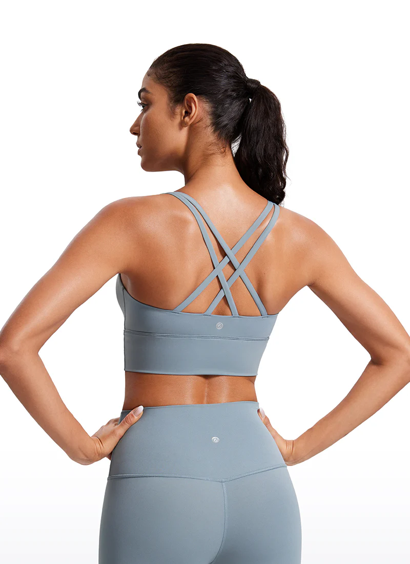 Nakedfeel Longline Criss Cross Back Bra - Image 18