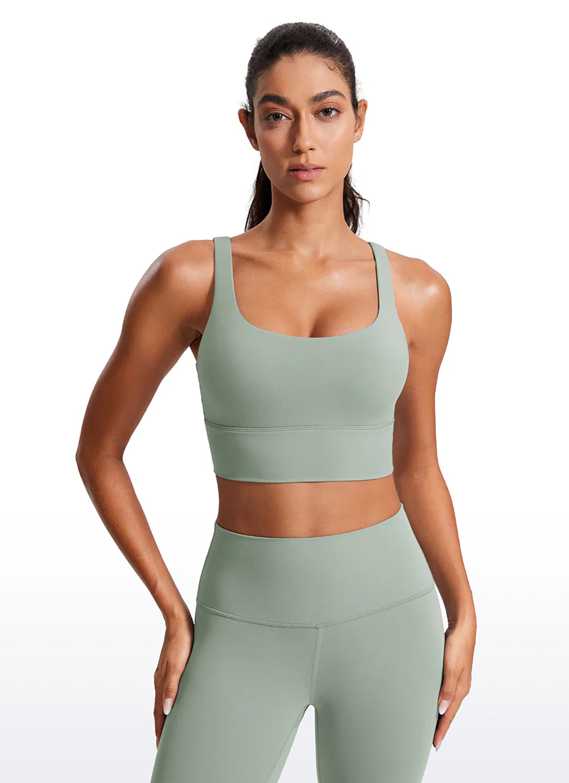 Nakedfeel Longline Criss Cross Back Bra - Image 22