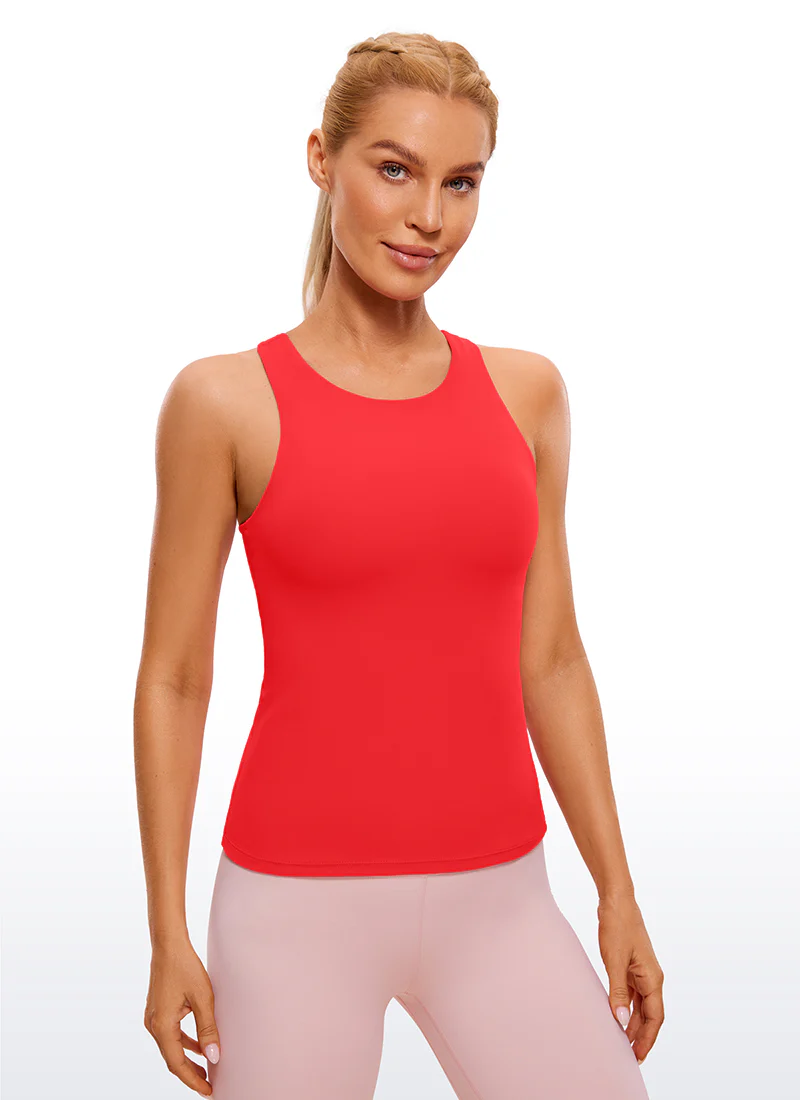 Butterluxe Built in Bra Scoop Neck Tank - Image 36