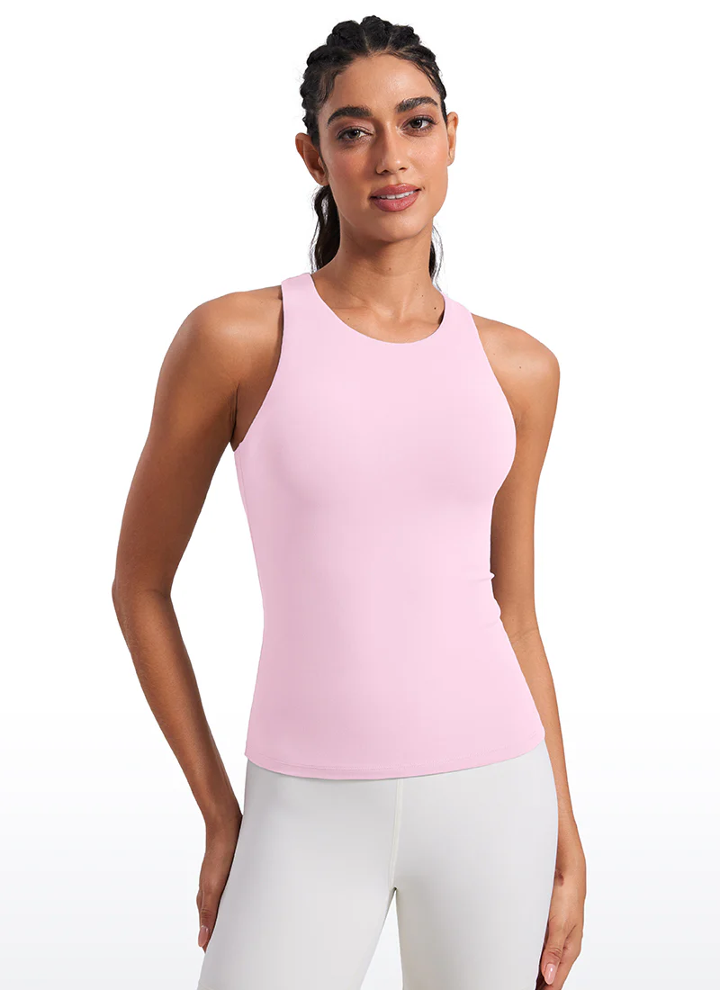 Butterluxe Built in Bra Scoop Neck Tank - Image 39