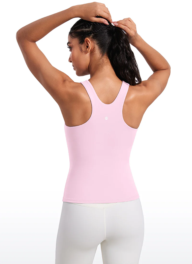 Butterluxe Built in Bra Scoop Neck Tank - Image 40