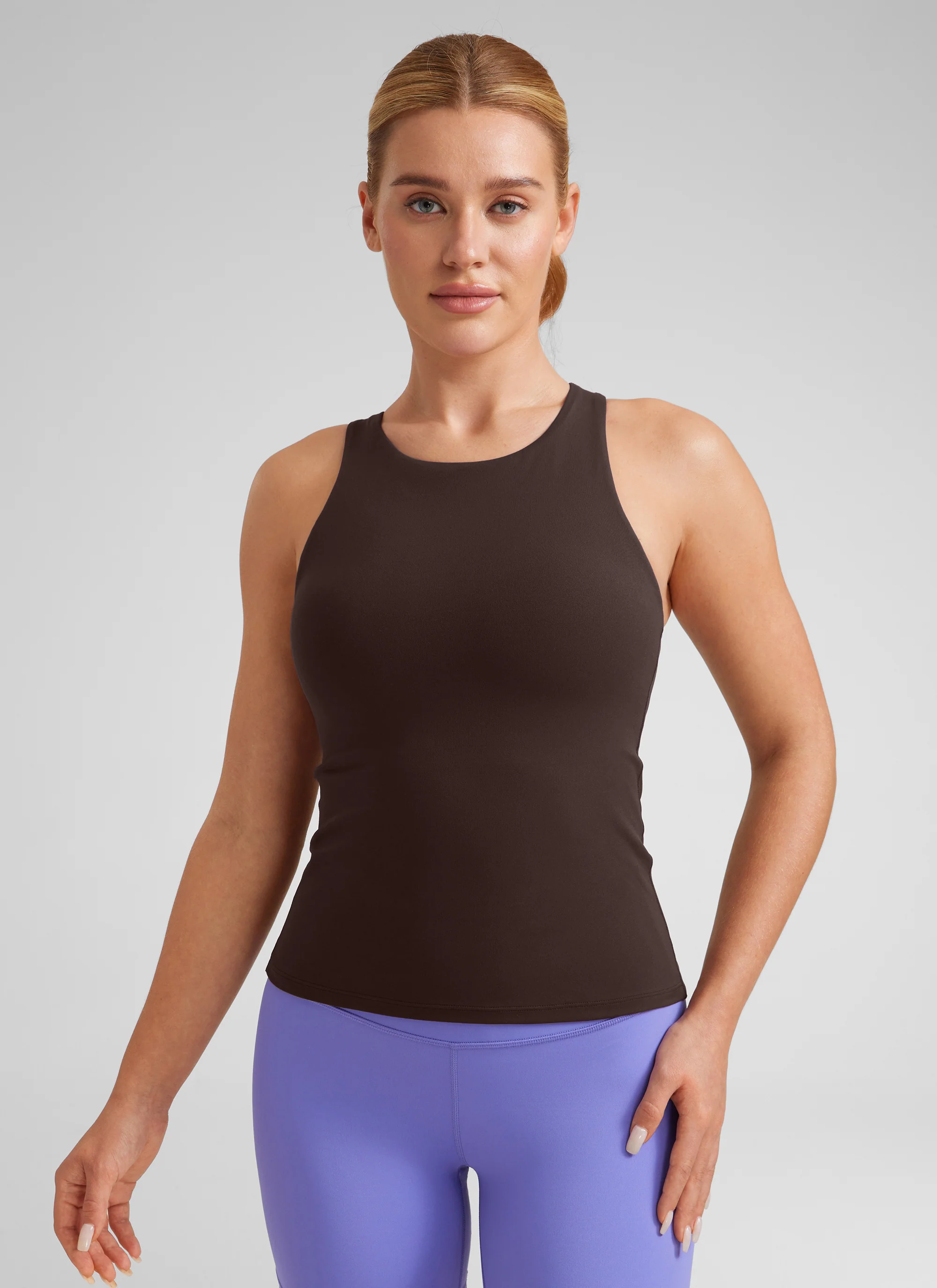 Butterluxe Built in Bra Scoop Neck Tank - Image 42
