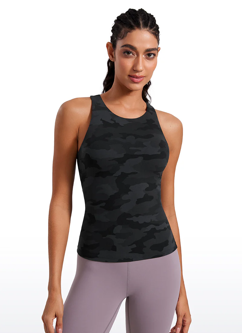 Butterluxe Built in Bra Scoop Neck Tank - Image 47