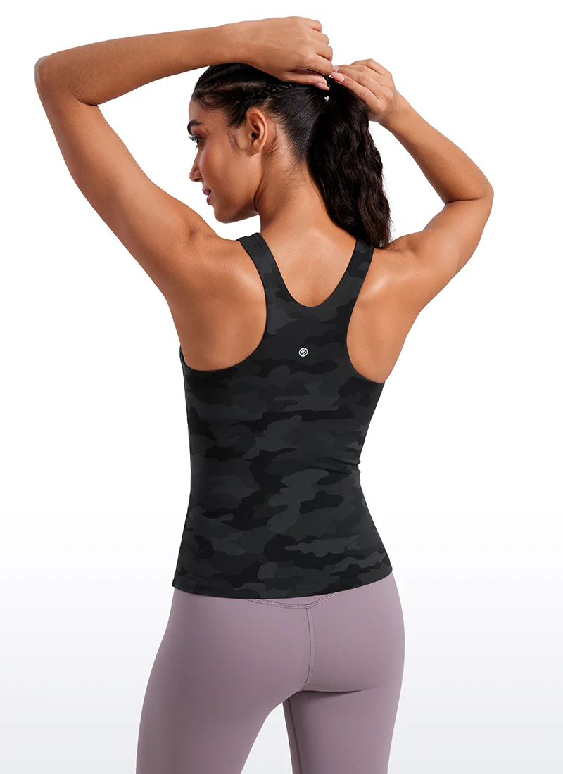 Butterluxe Built in Bra Scoop Neck Tank - Image 48