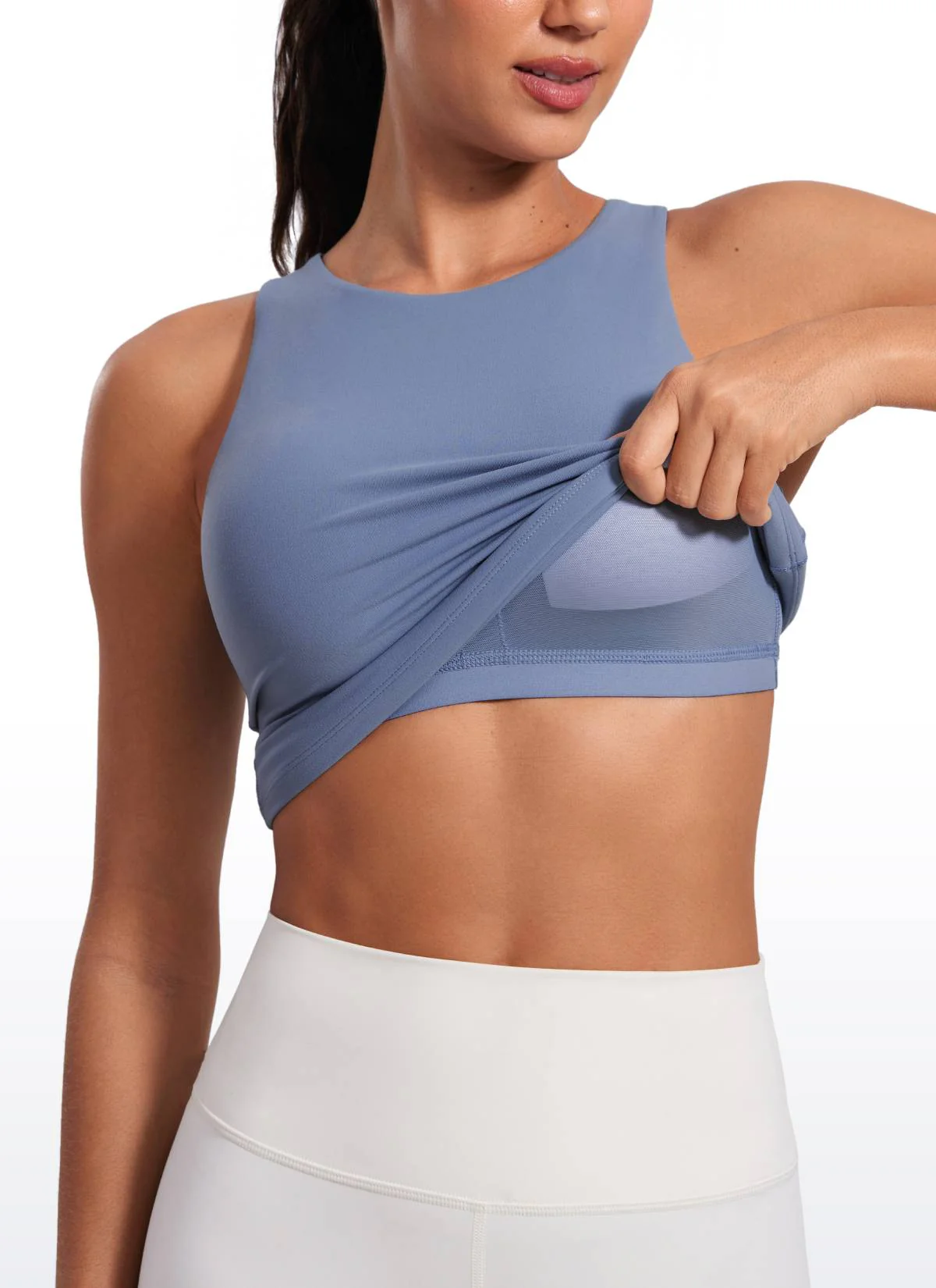 Butterluxe Built in Bra Scoop Neck Tank - Image 53