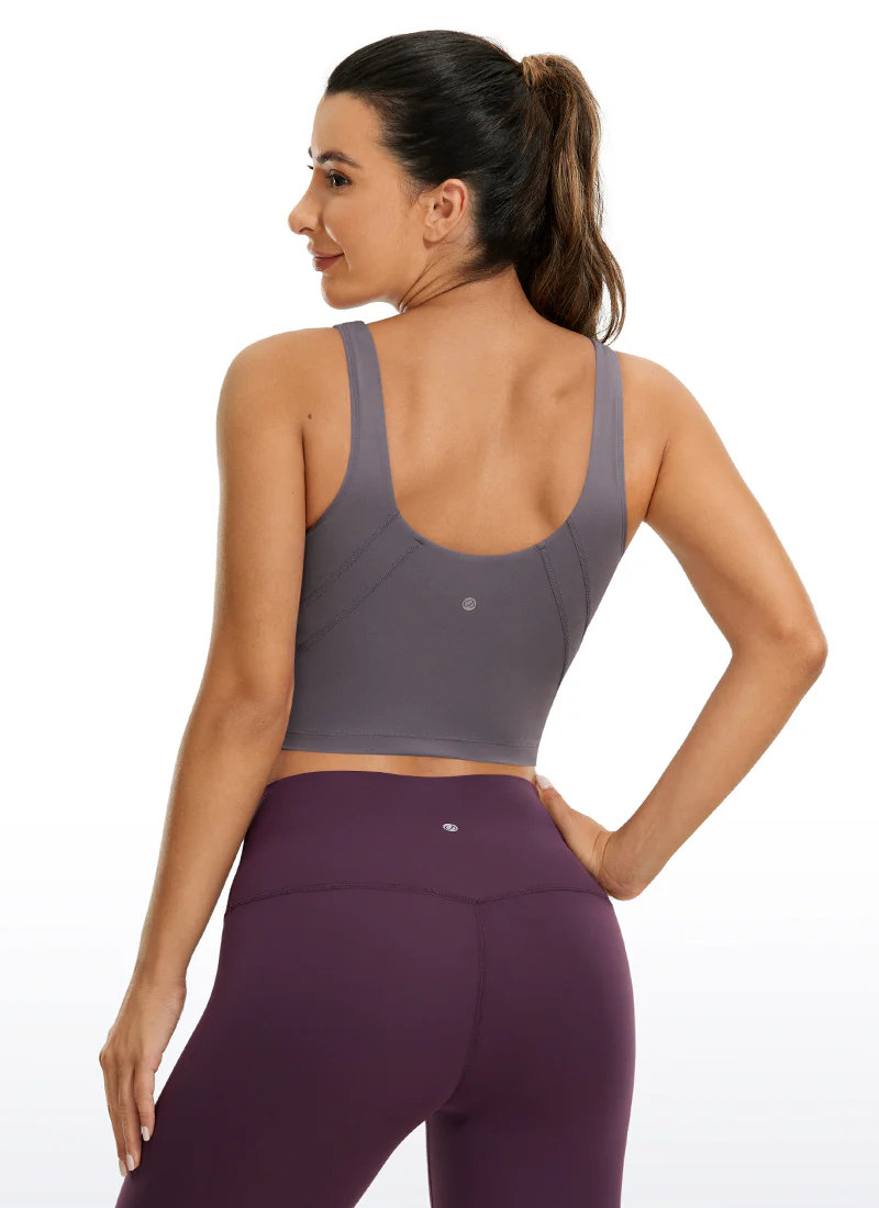 Butterluxe V Neck Built in Bra Tank - Image 18