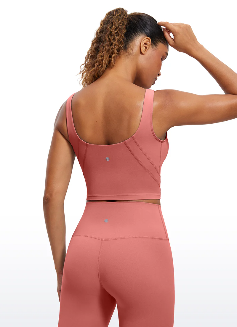 Butterluxe V Neck Built in Bra Tank - Image 21