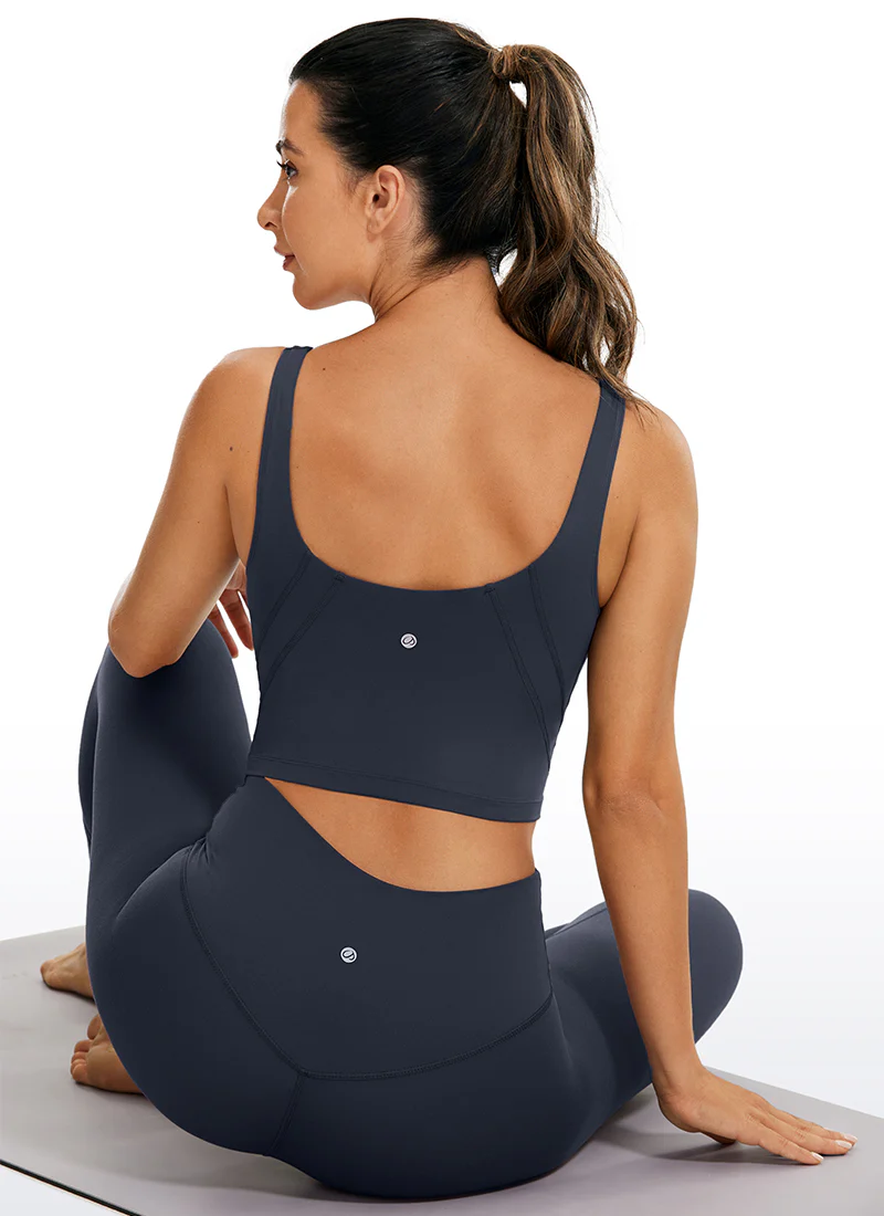 Butterluxe V Neck Built in Bra Tank - Image 3