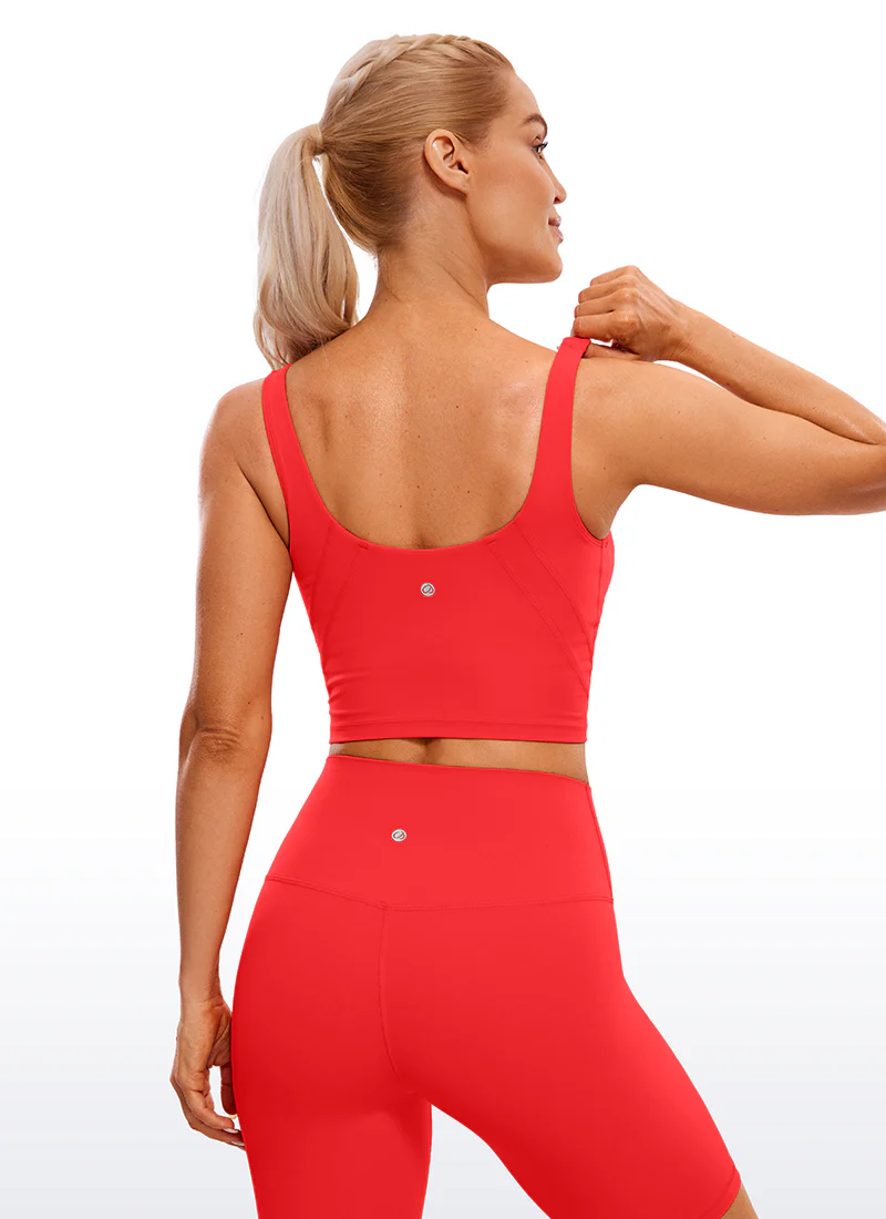 Butterluxe V Neck Built in Bra Tank - Image 5