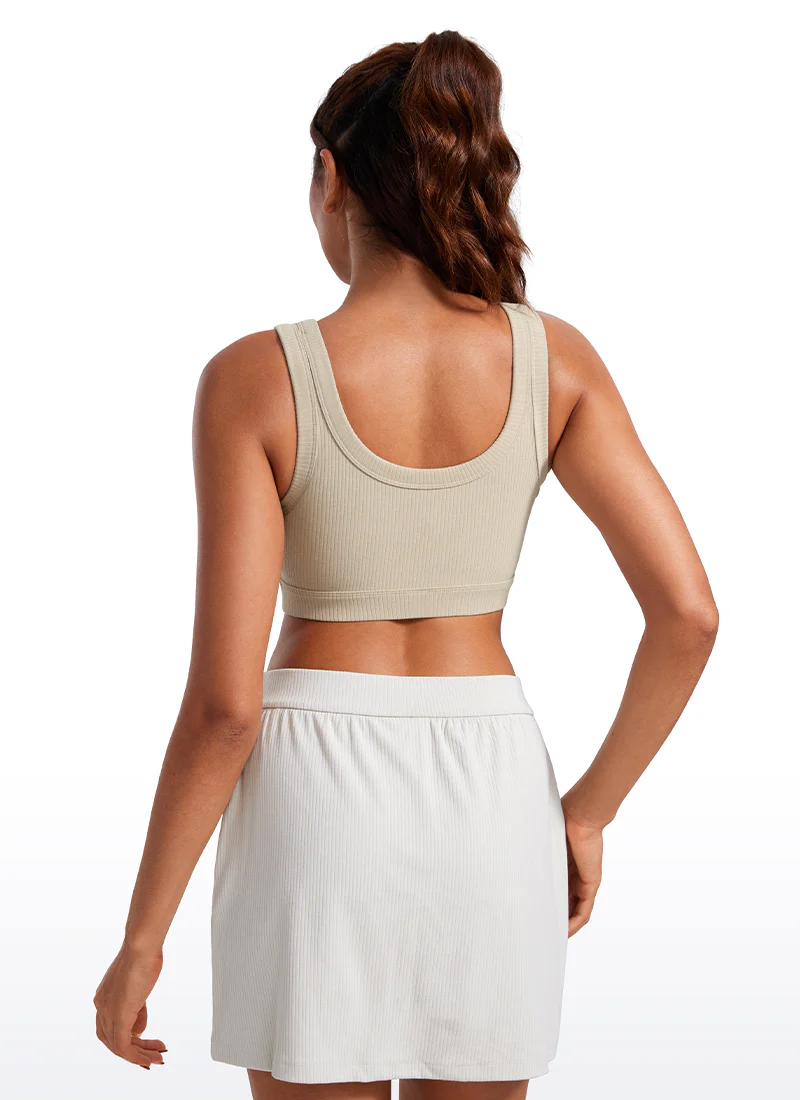 Ribbed U Back Sports Bra - Image 50