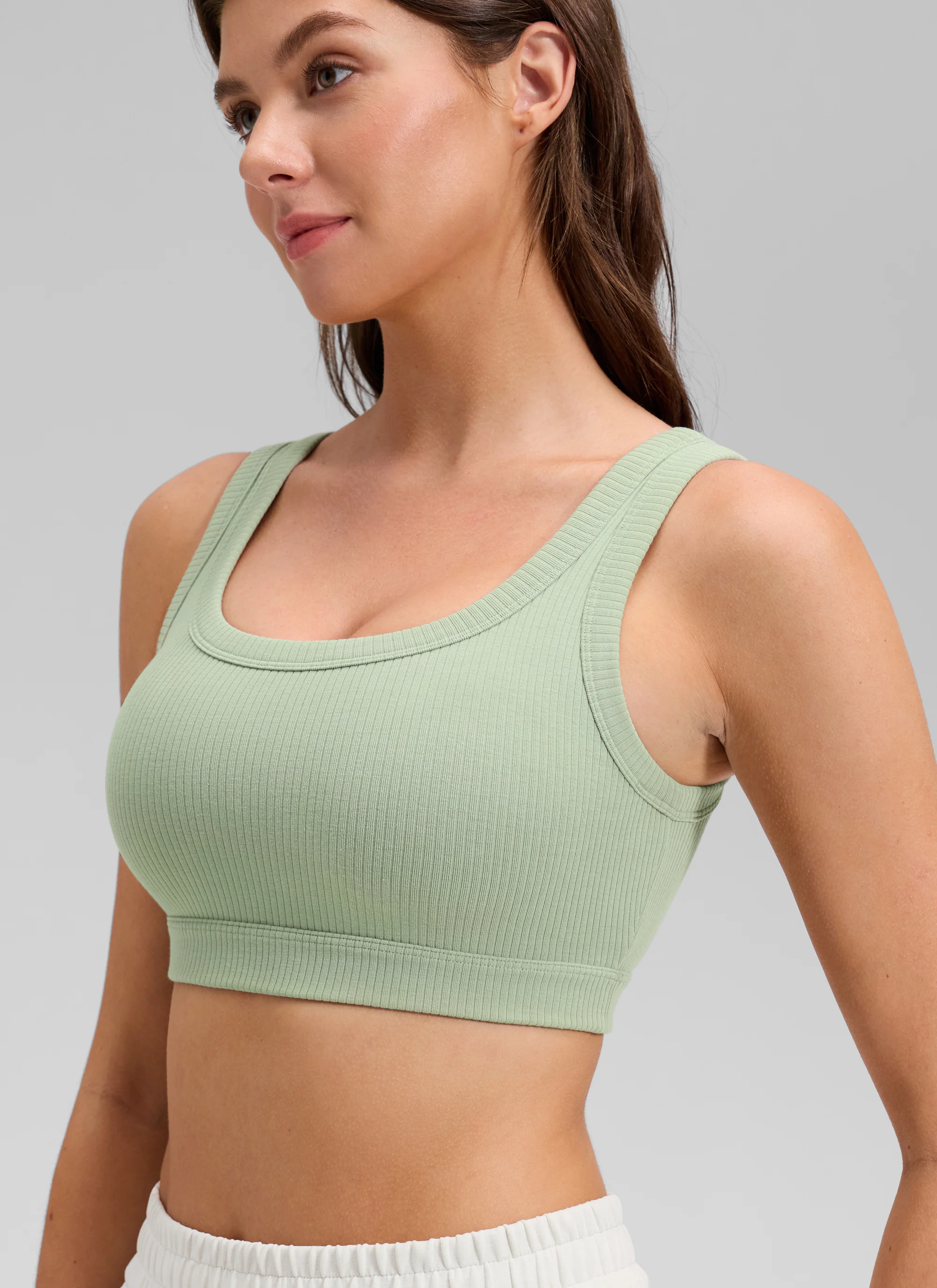 Ribbed U Back Sports Bra - Image 56