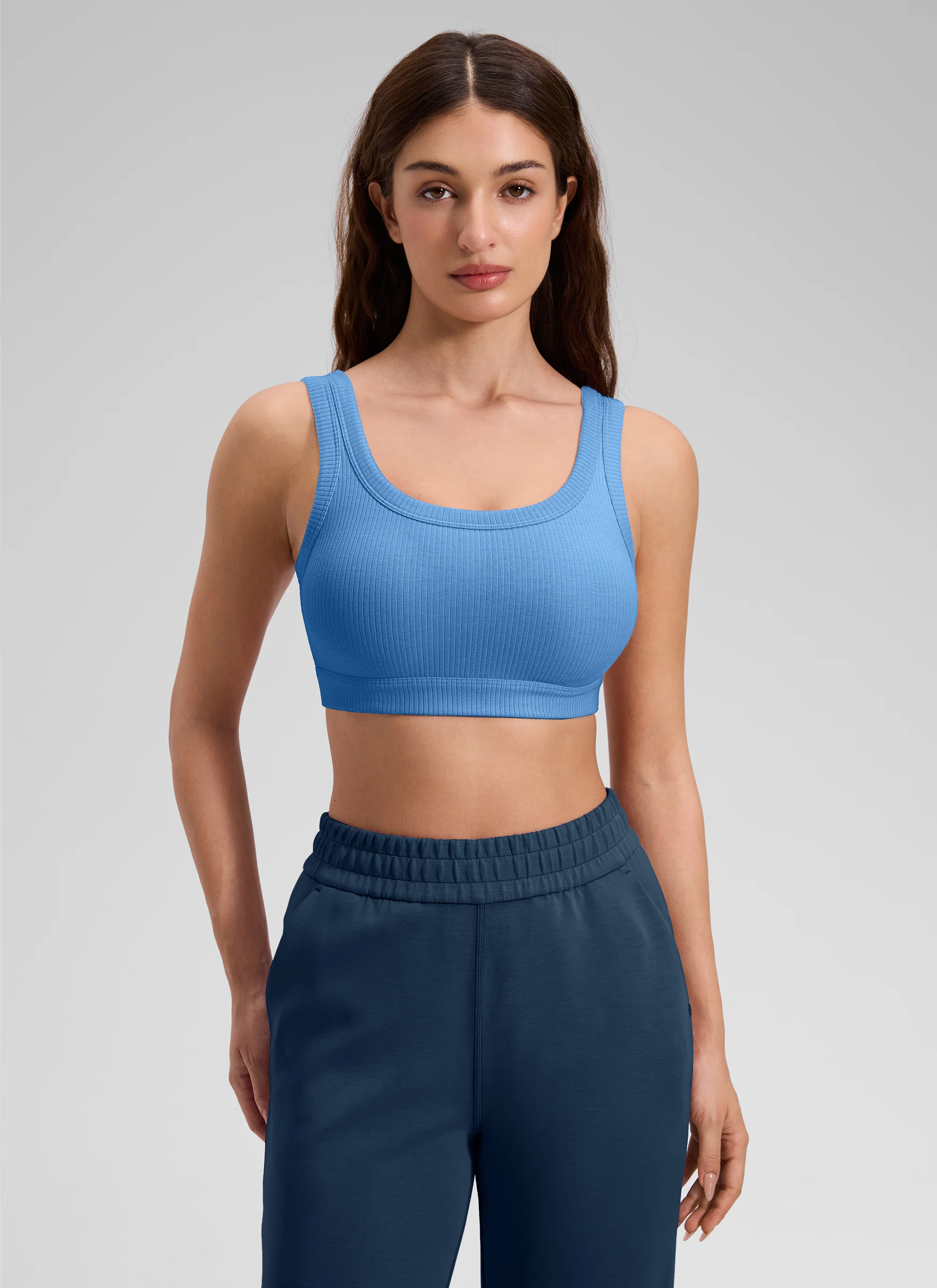 Ribbed U Back Sports Bra - Image 59
