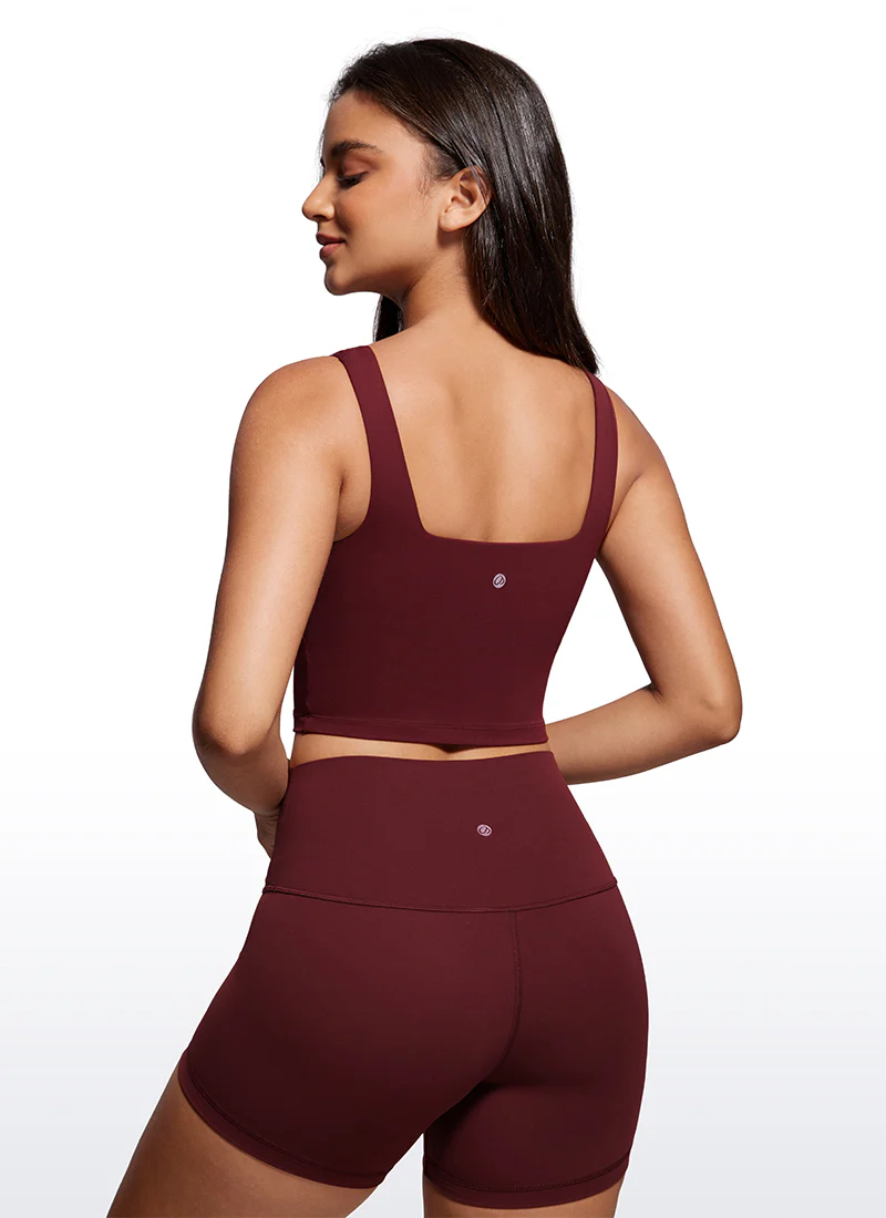 Butterluxe Square Neck Built in Bra Tank - Image 16
