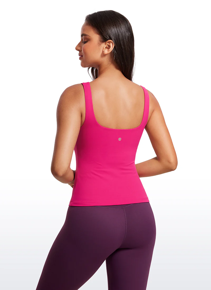 Butterluxe U Neck Built in Bra Tank - Image 19
