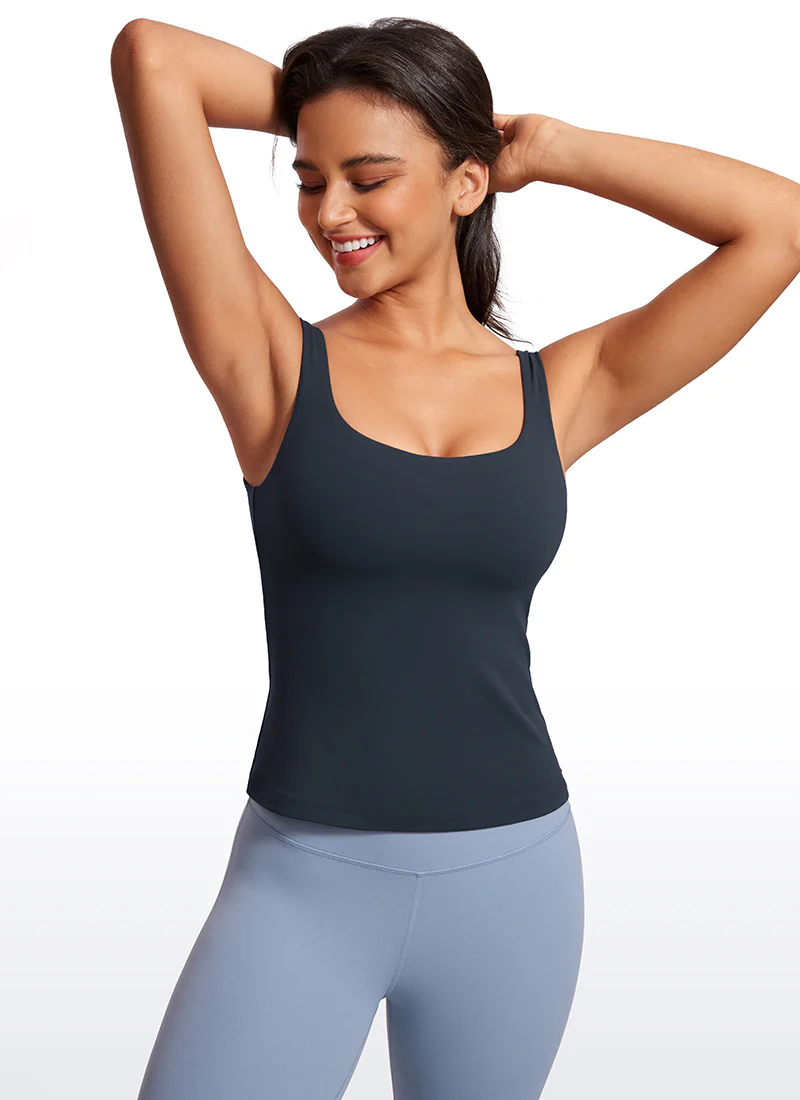 Butterluxe U Neck Built in Bra Tank - Image 30