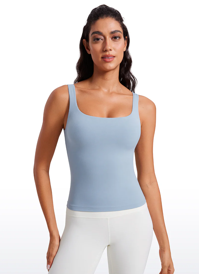Butterluxe U Neck Built in Bra Tank - Image 33
