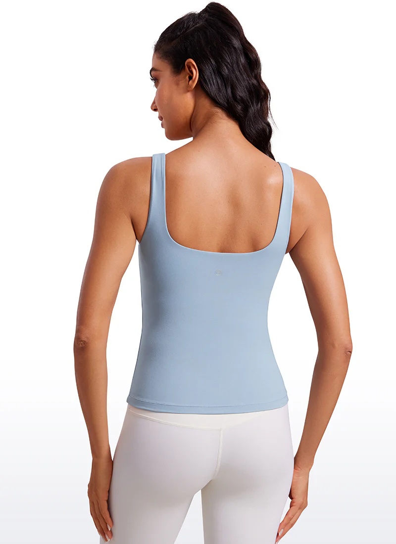 Butterluxe U Neck Built in Bra Tank - Image 34