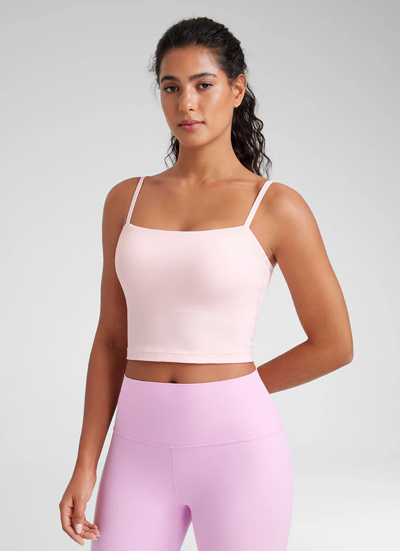 Butterluxe Built in Bra Adjustable Strap Tank