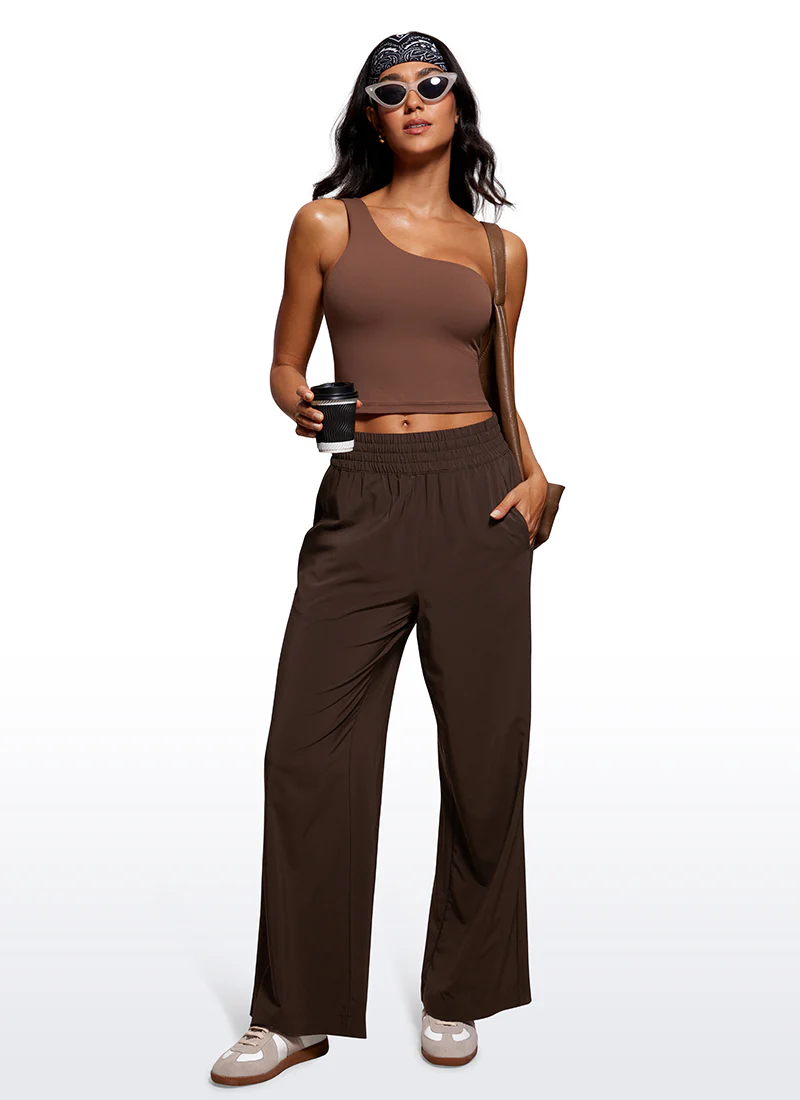 Butterluxe Built in Bra One Shoulder Tank - Image 15