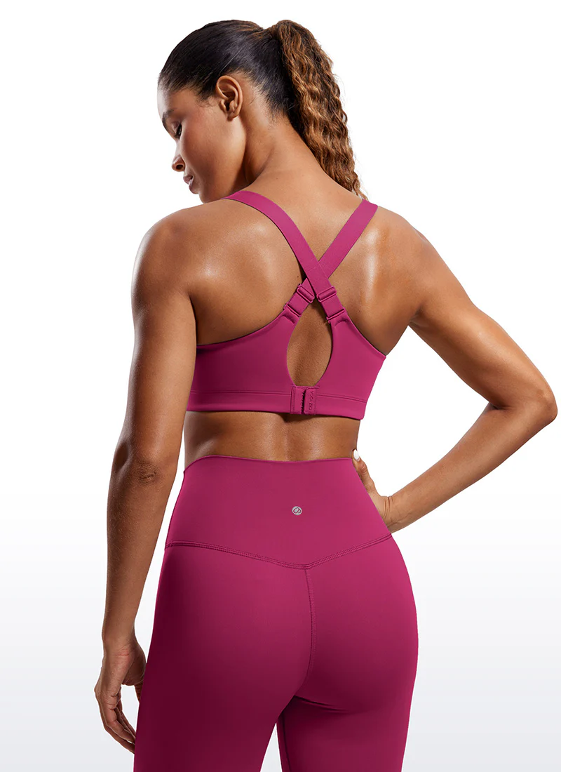 Zip Front High Impact Sports Bra - Image 2