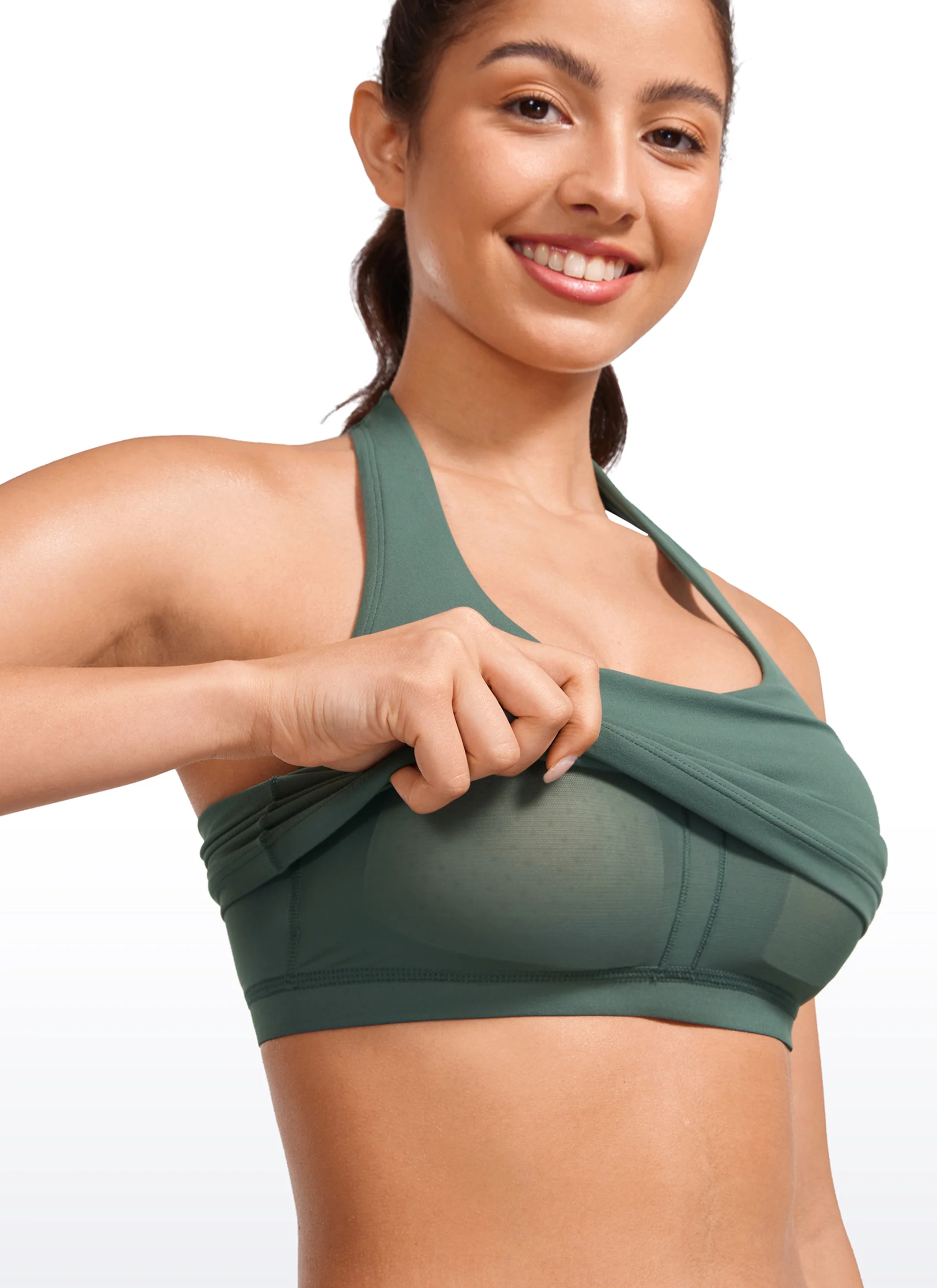 Butterluxe Built in Bra Halter Tank - Image 33