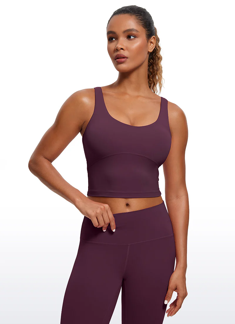 Butterluxe U Back Longline Built-in Bra Tanks - Image 15