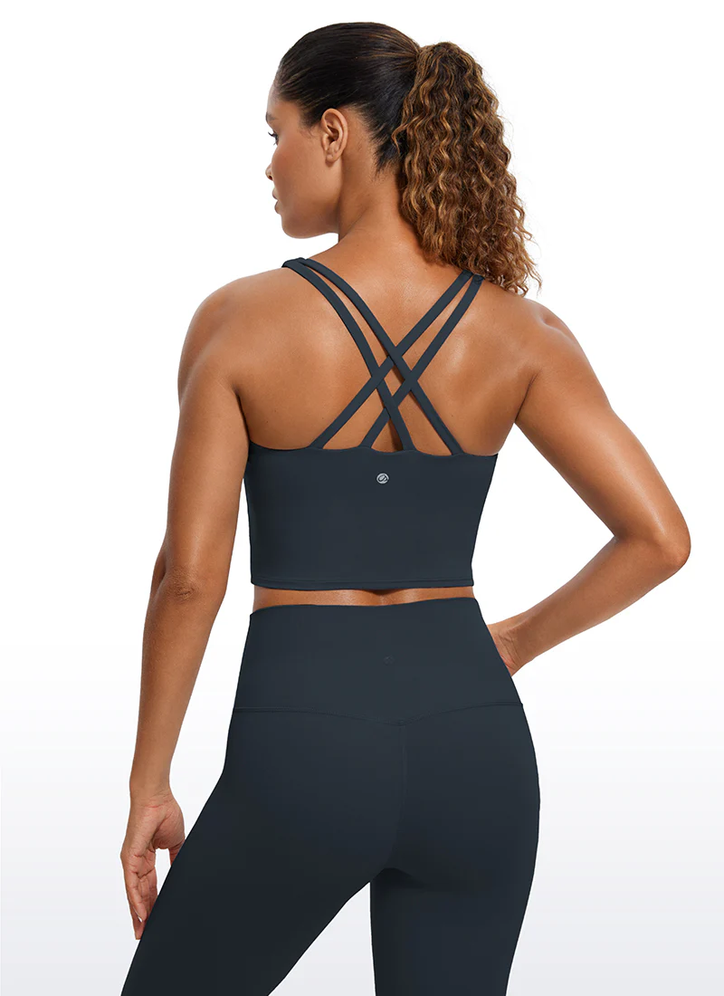Butterluxe Criss Cross Back Built-in Bra Tanks - Image 17