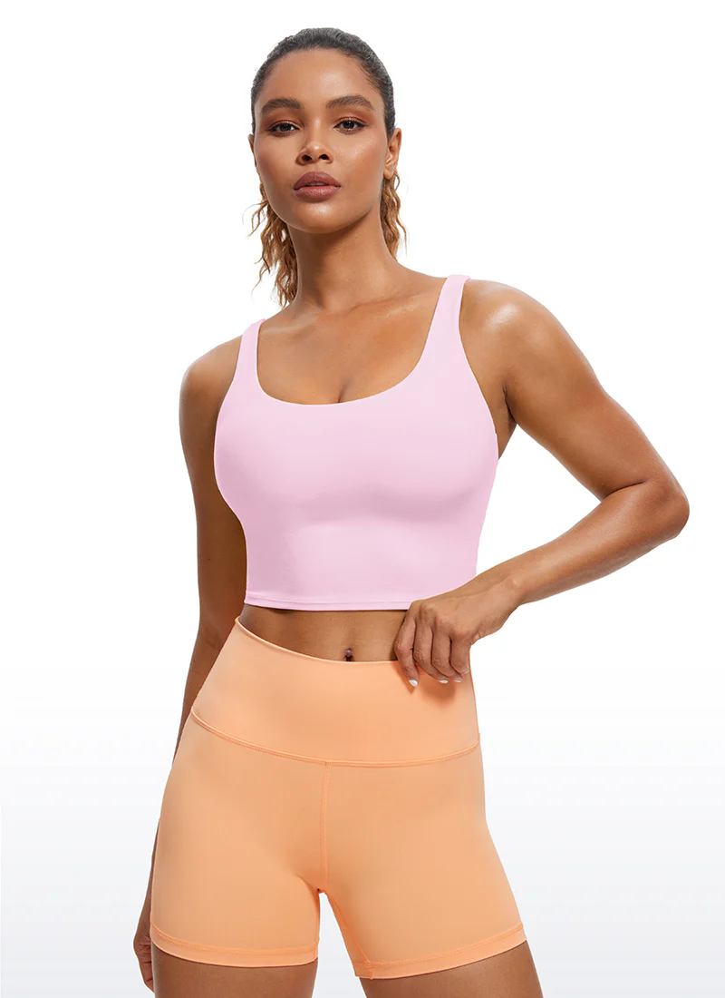 Butterluxe Criss Cross Back Built-in Bra Tanks - Image 13