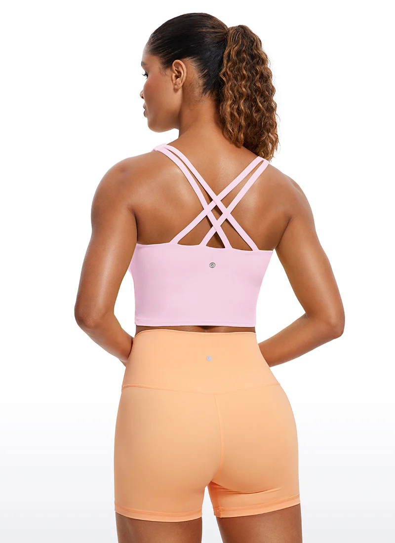 Butterluxe Criss Cross Back Built-in Bra Tanks - Image 14