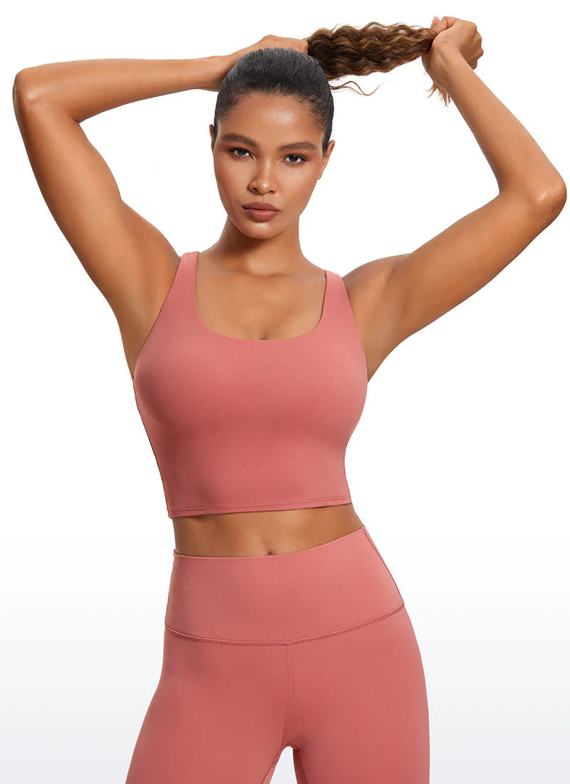Butterluxe Criss Cross Back Built-in Bra Tanks - Image 6