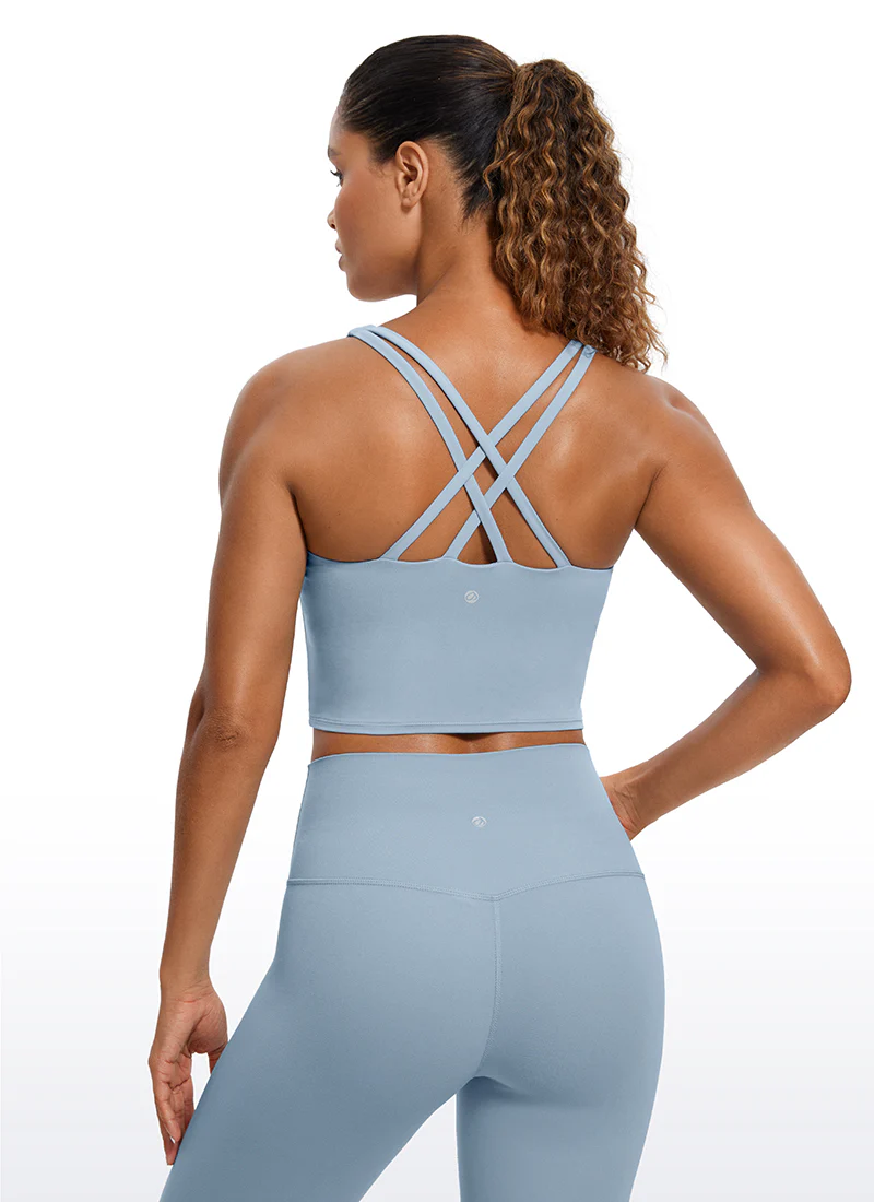 Butterluxe Criss Cross Back Built-in Bra Tanks - Image 9