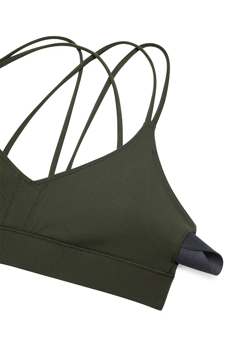 Butterluxe V Neck Strappy Back Bra - Image 15