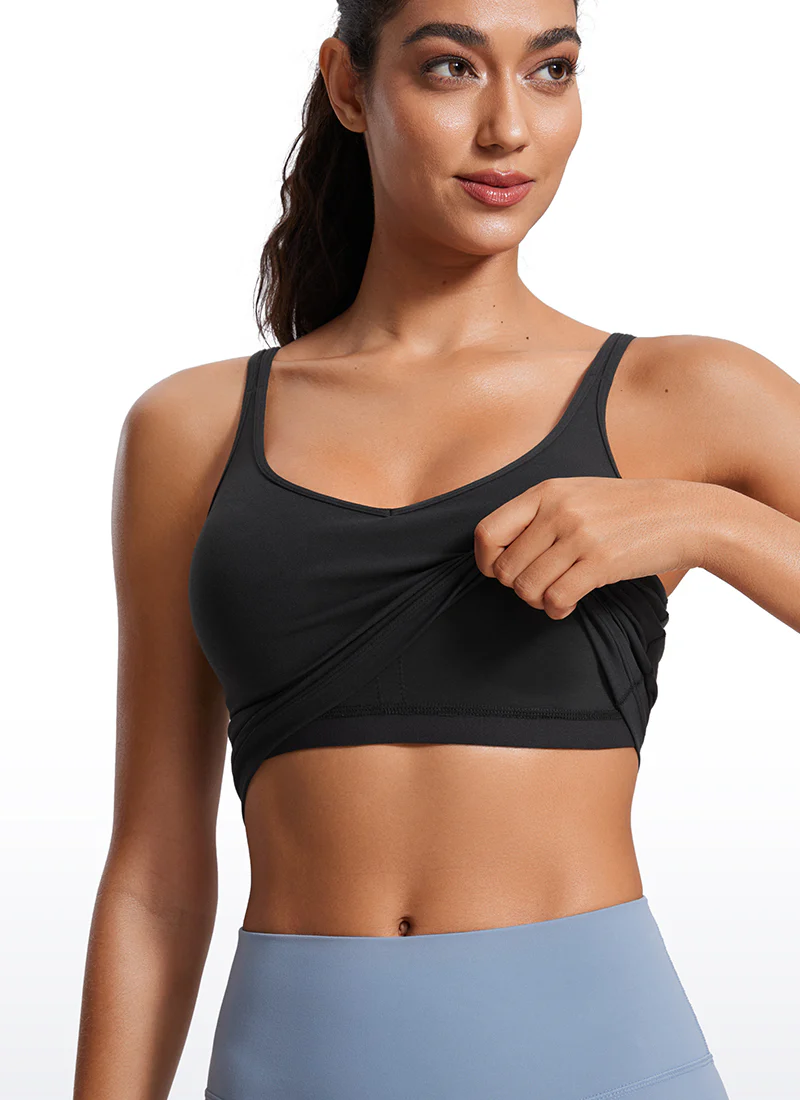 Butterluxe-Light V Neck Longline Sports Bra - Image 10