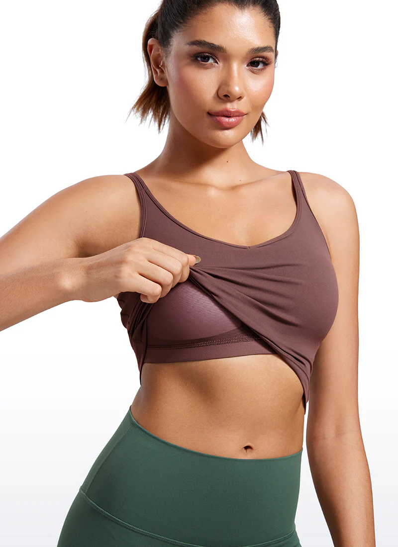Butterluxe-Light V Neck Longline Sports Bra - Image 19