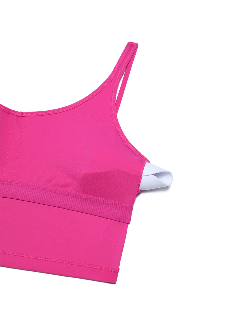Butterluxe-Light V Neck Longline Sports Bra - Image 5