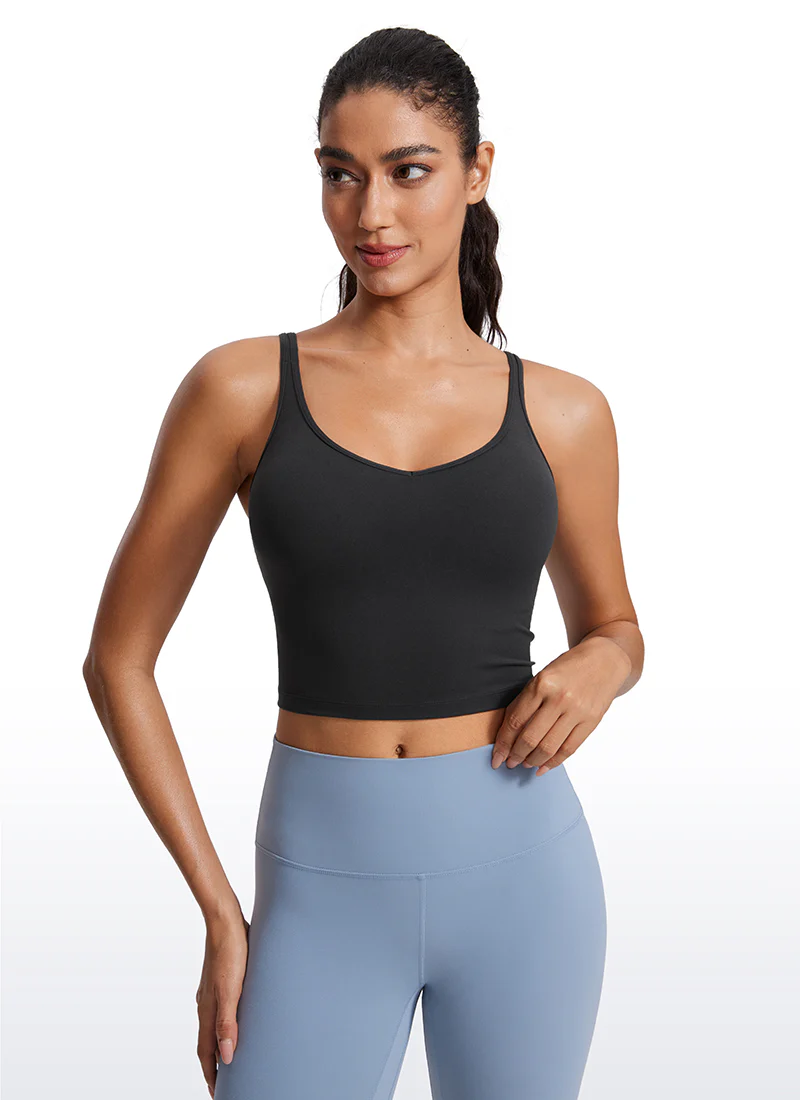 Butterluxe-Light V Neck Longline Sports Bra - Image 6