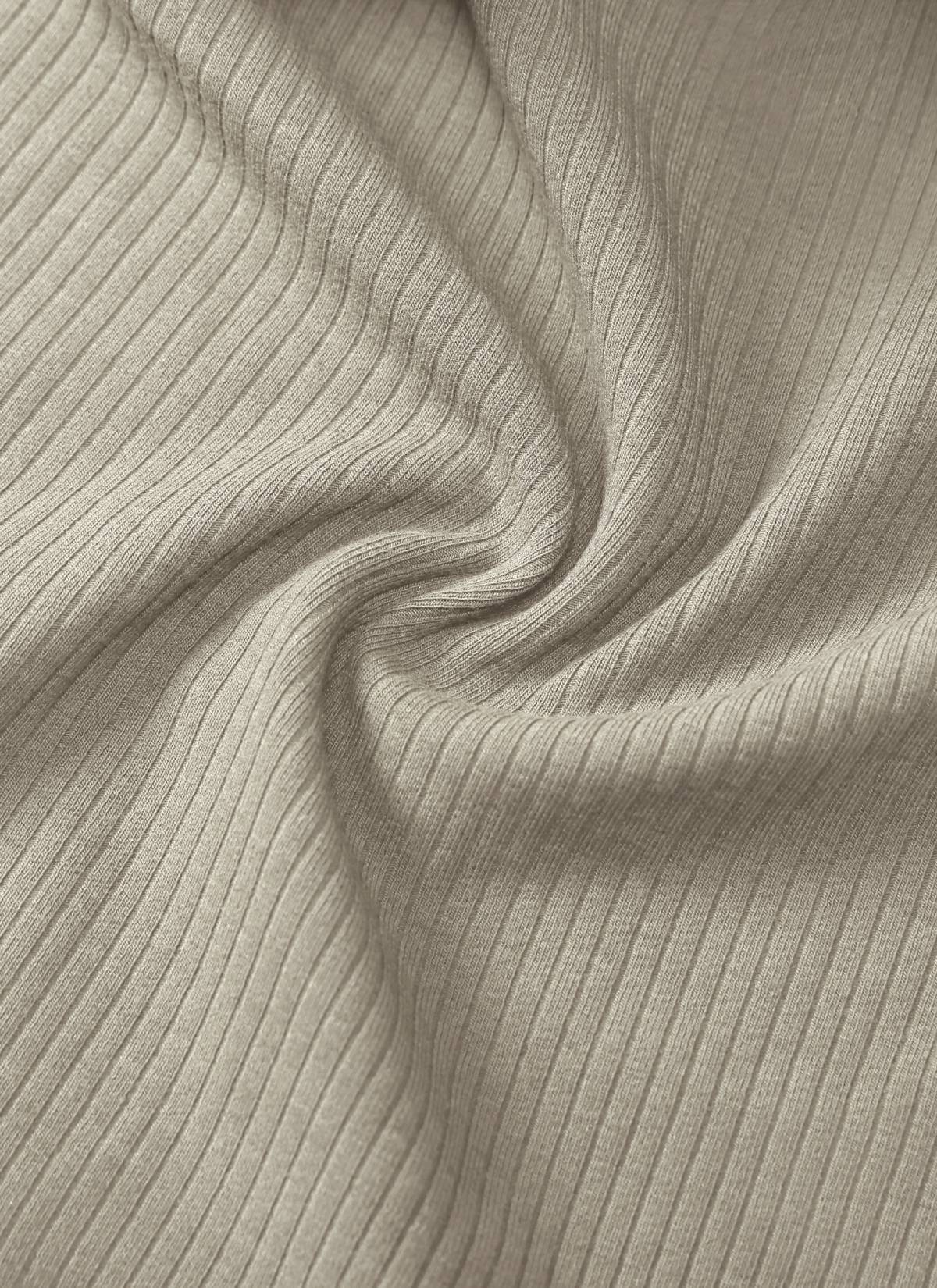 Ribbed Henley Neck Built in Bra Tank - Image 52