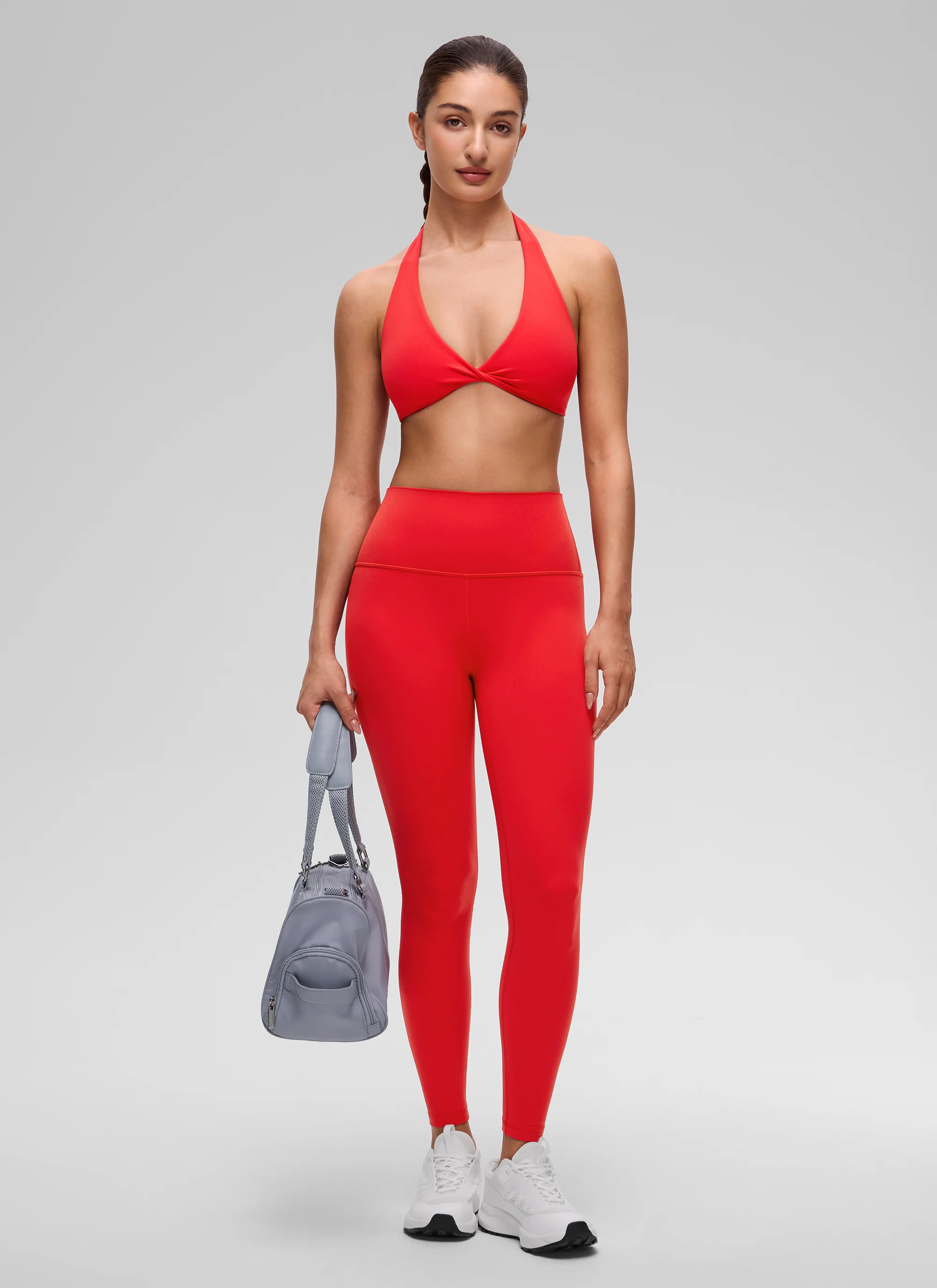 Butterluxe Double Lined Twist Halter Sports Bra - Image 25