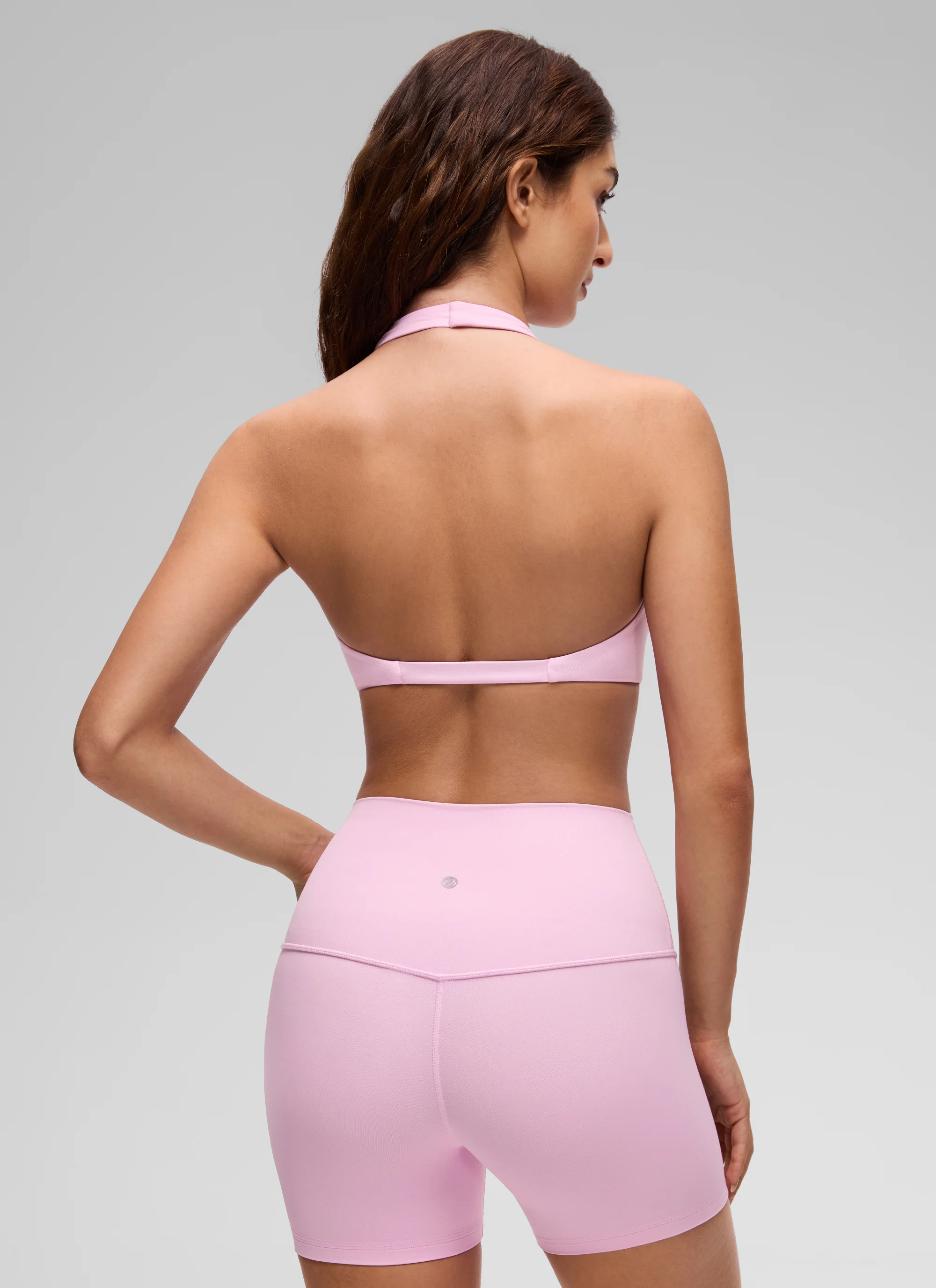 Butterluxe Double Lined Twist Halter Sports Bra - Image 33