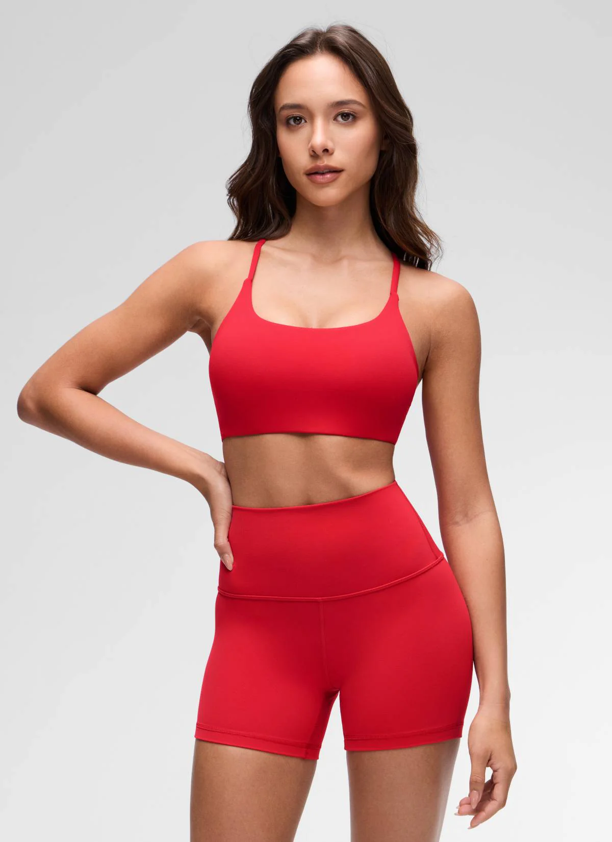 Butterluxe Twist Cross Back Sports Bra - Image 2