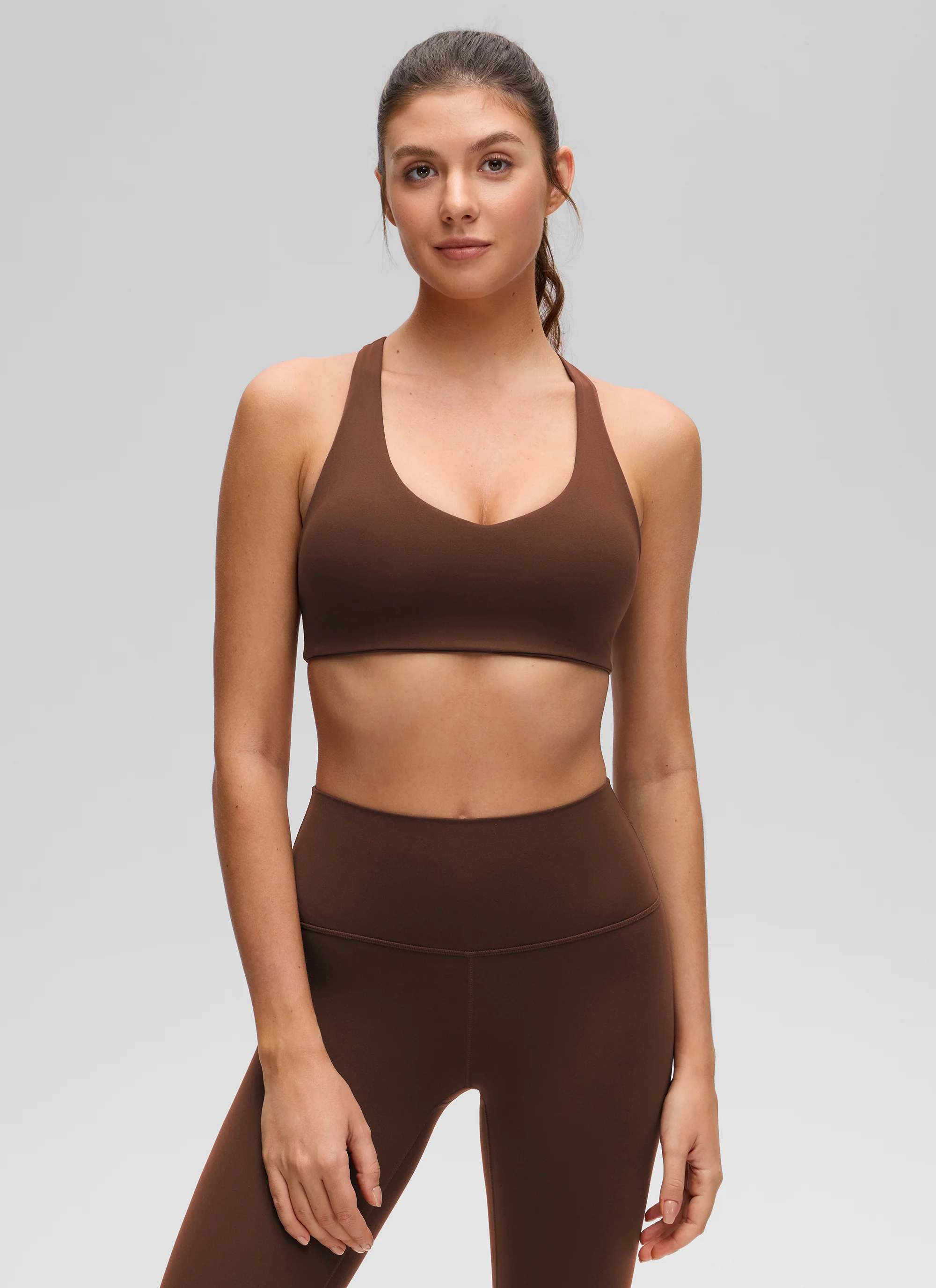 Butterluxe V Neck Racerback Sports Bra - Image 30