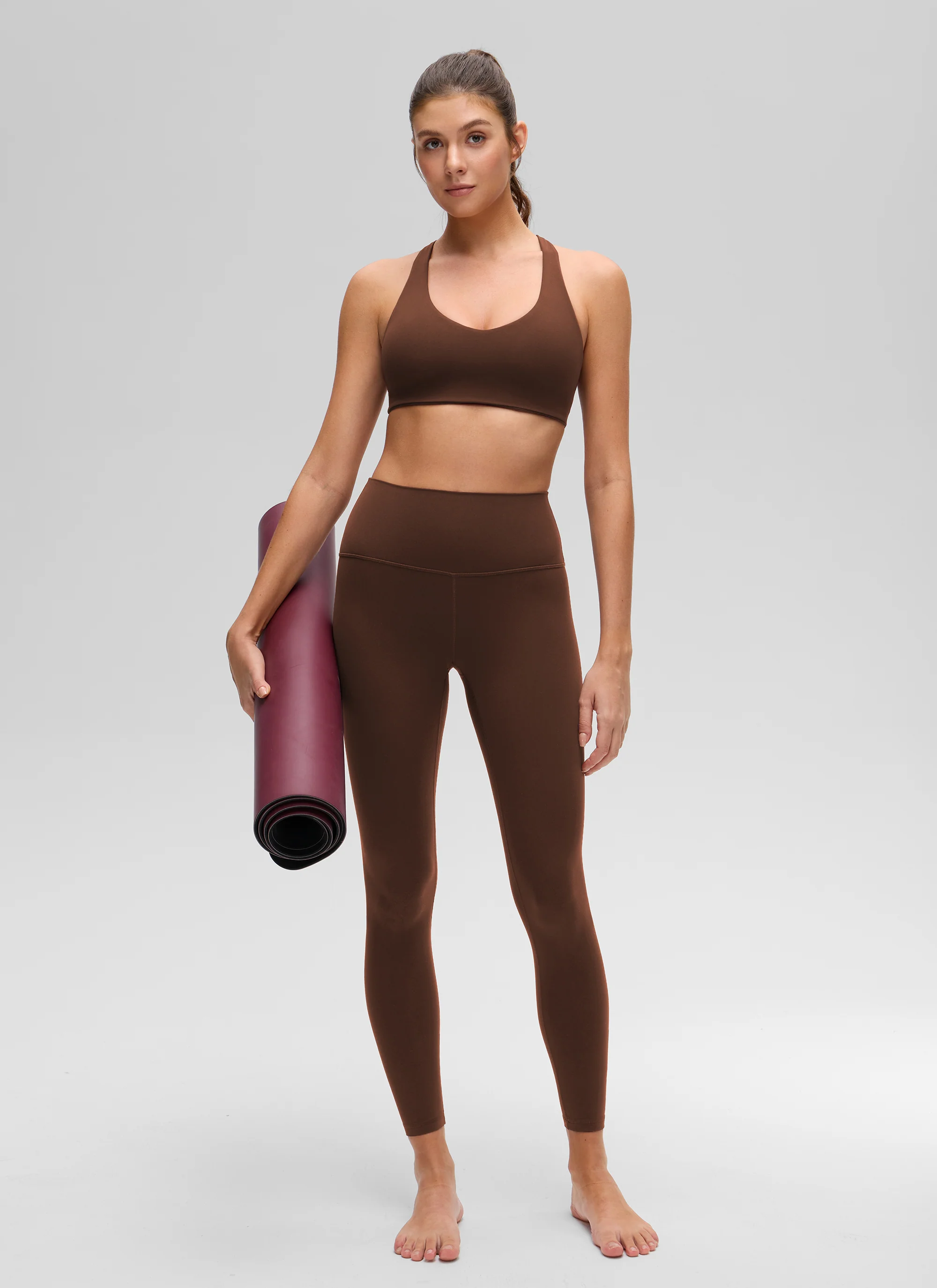 Butterluxe V Neck Racerback Sports Bra - Image 32