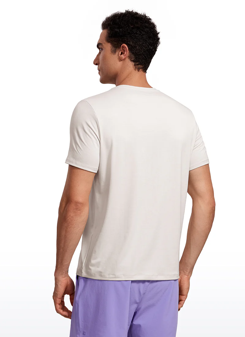 Quick Dry High Crewneck Short Sleeves Shirts - Image 10