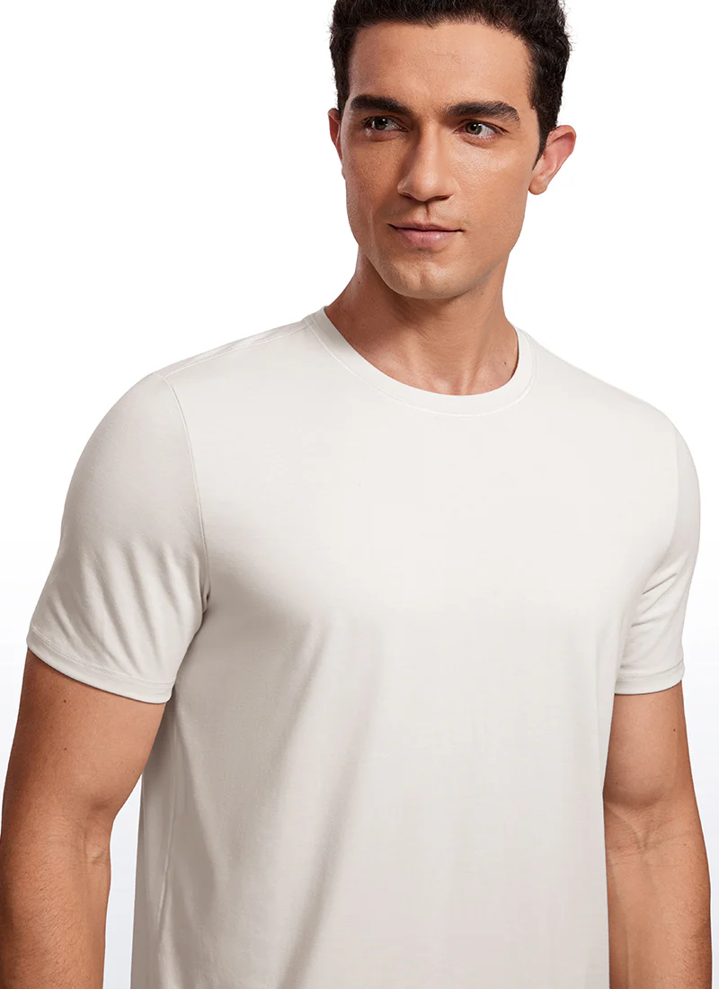 Quick Dry High Crewneck Short Sleeves Shirts - Image 12