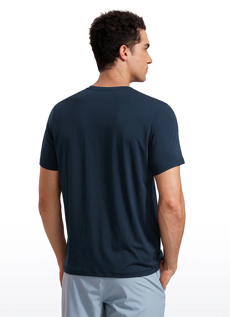 Quick Dry High Crewneck Short Sleeves Shirts - Image 18